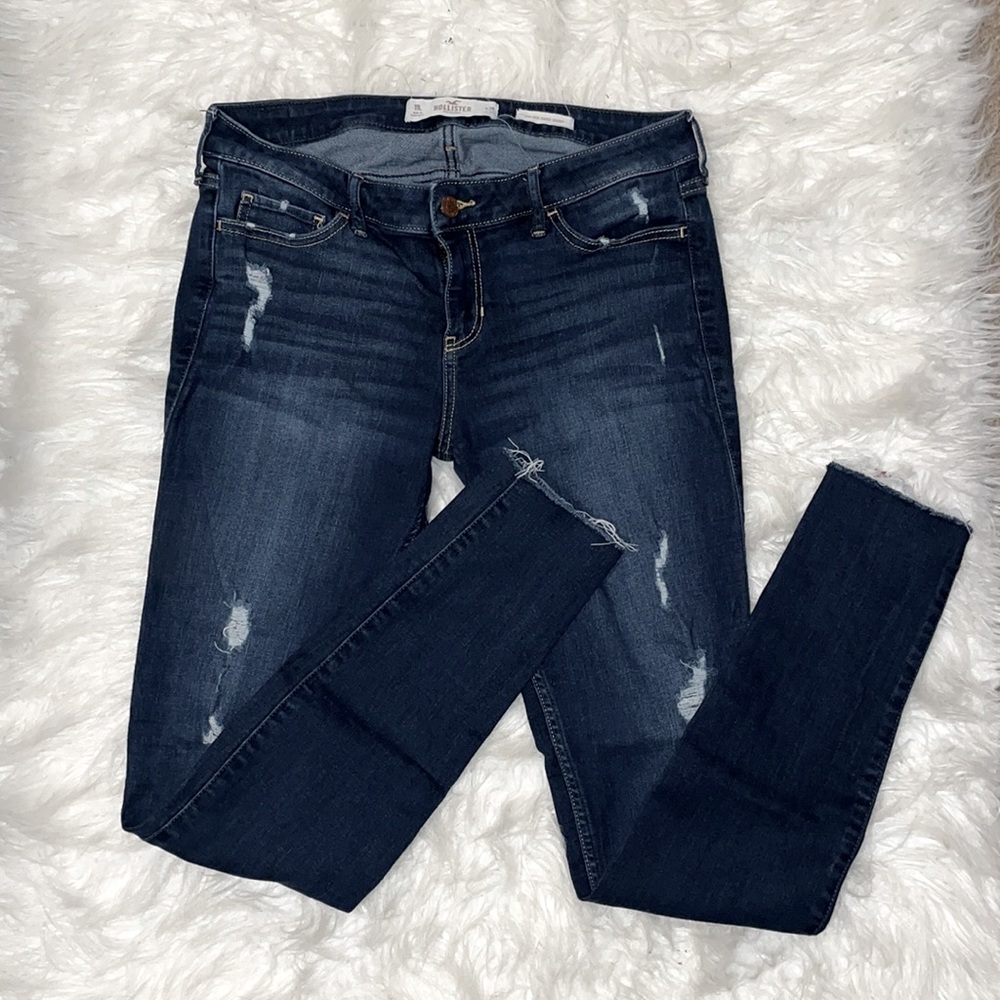 Hollister, Size 11 Long, Dark Blue Jeans